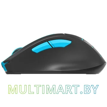 Мышь A4Tech Fstyler FG30 (серый/голубой) картинка 5